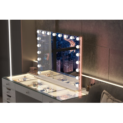 Hollywood 20  Bulbs Light Mirror with RGB LIGHT