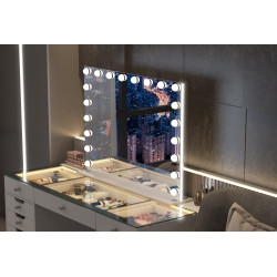 Hollywood 20  Bulbs Light Mirror with RGB LIGHT