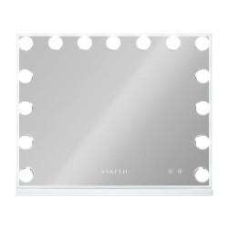 Hollywood 15 Bulbs Music Mirror Hollywood 15 gloeilampen muziekspiegel Bluetoothluidspreker