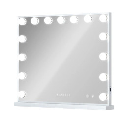 Hollywood 15 Bulbs Music Mirror Hollywood 15 gloeilampen muziekspiegel Bluetoothluidspreker